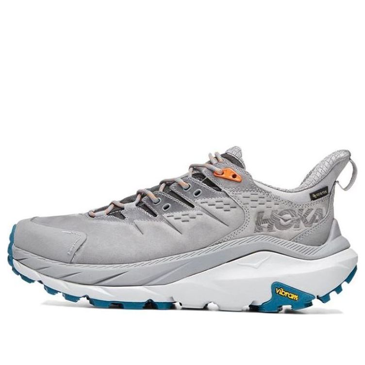 HOKA ONE ONE Kaha 2 Low Gore-Tex 'Gris Tiburón Coral Azul'
