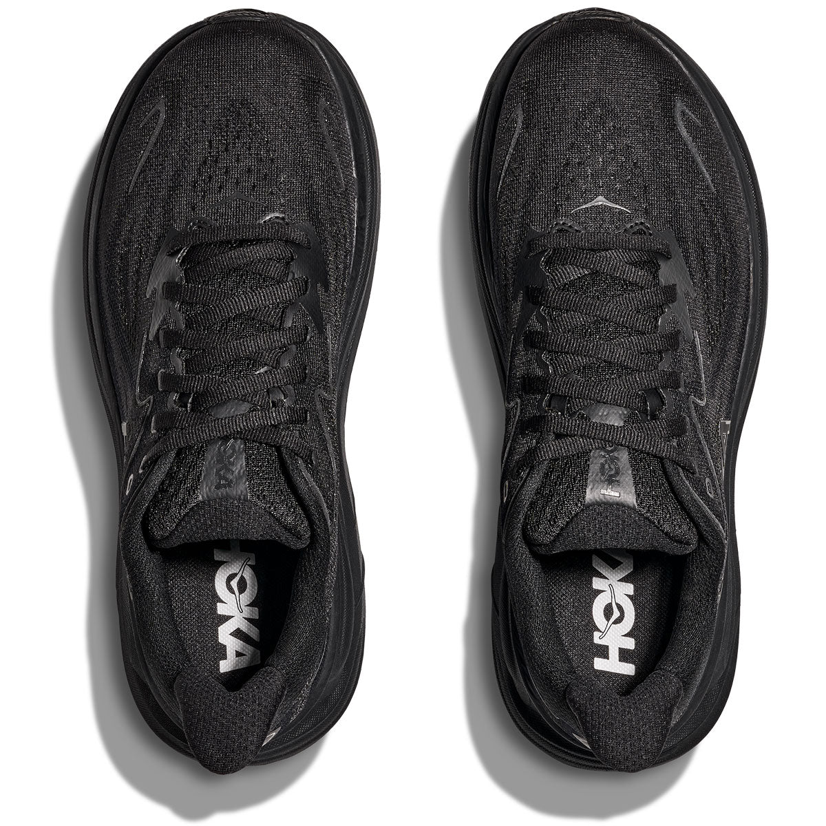 Hoka Clifton 10 Running Shoes - Mens - Black/Black