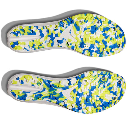 Hoka Crescendo XC Running Spikes - Unisex - Dive Blue/Evening Primrose