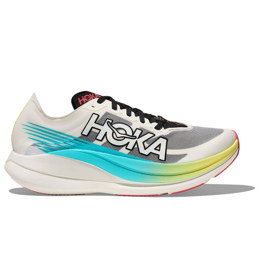 Hoka U Rocket X 2 Running Shoes - Mens - Yuzu/Cielo Blue