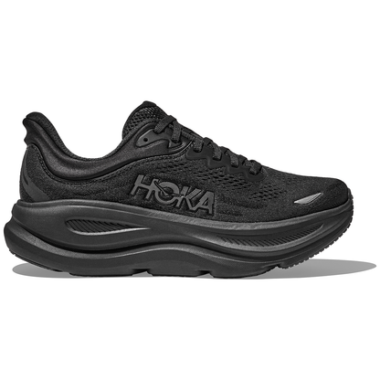Hoka Bondi 9 Wide Fit Running Shoes - Mens - Black