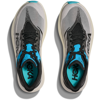 Hoka U Rocket X3 Running Shoes - Mens - White/Black