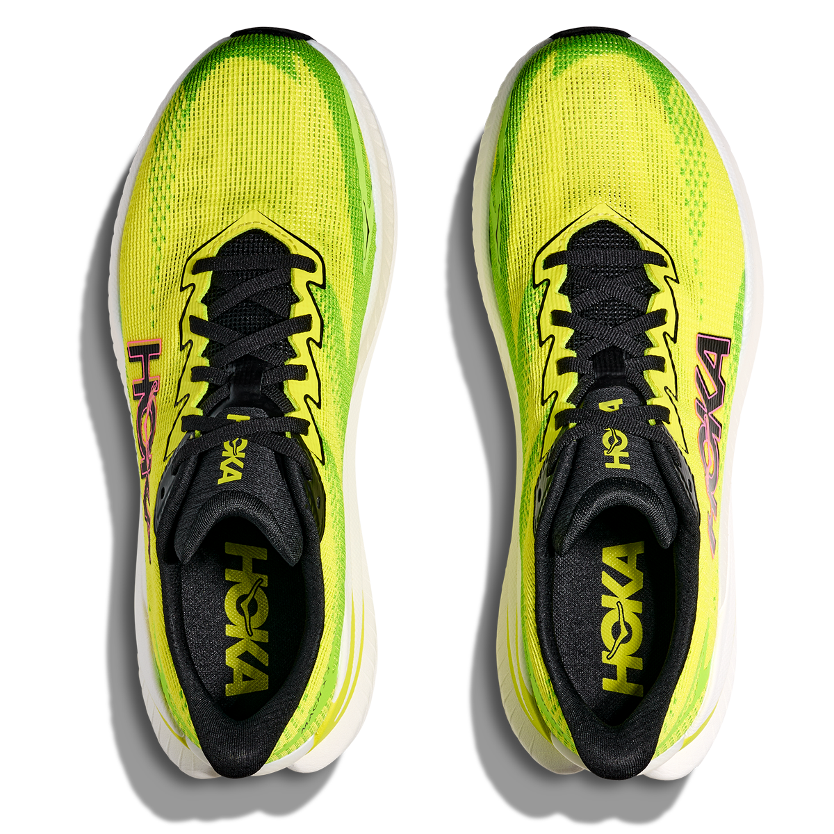 Hoka Mach X 3 Running Shoes - Mens - Neon Hoka Citrus/Neon Lime