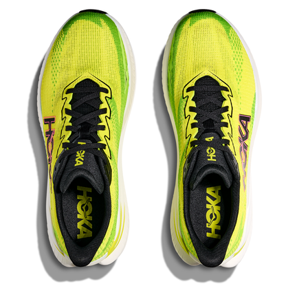 Hoka Mach X 3 Running Shoes - Mens - Neon Hoka Citrus/Neon Lime