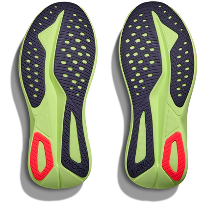 Hoka Mach 7 Running Shoes - Mens - Frost/Neon Yuzu