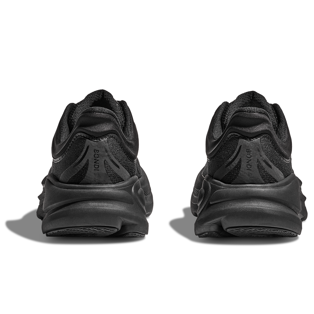 Hoka Bondi 9 Wide Fit Running Shoes - Mens - Black