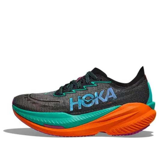 HOKA ONE ONE Mach X 2 'Negro Aqua Eléctrico' - Mujer