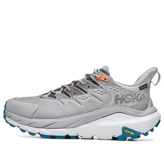 HOKA ONE ONE Kaha 2 Low Gore-Tex 'Gris Tiburón Coral Azul'